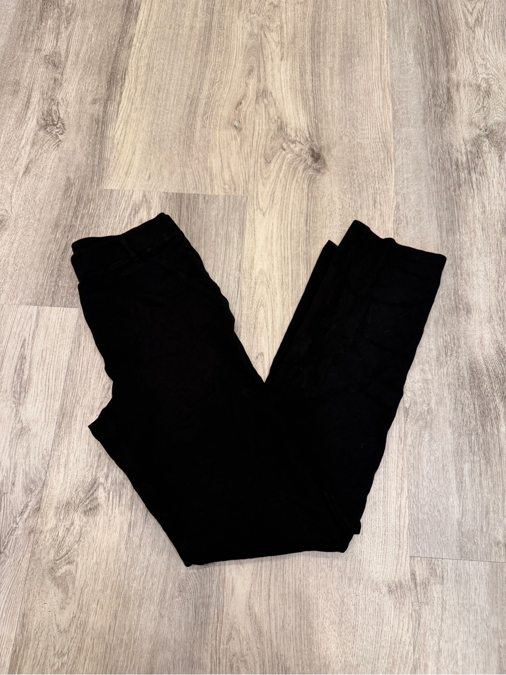Quince Black Petite Straight Leg Pants XS Stretch Workwear